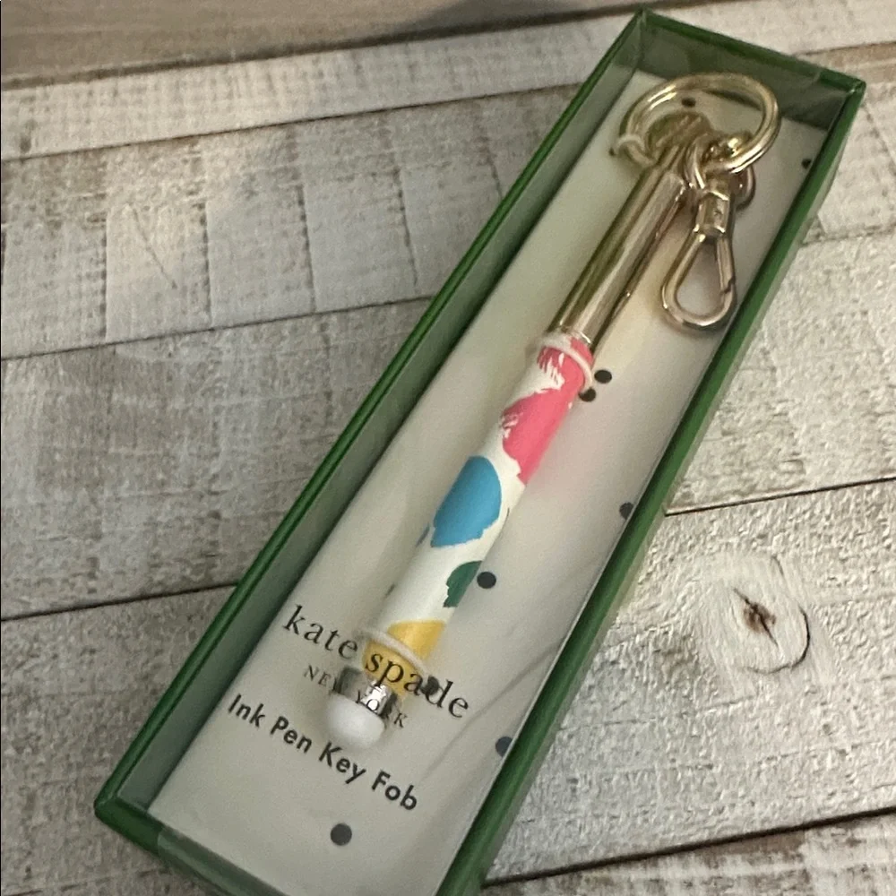 Nwt Kate spade ink pen key fob - Picture 5 of 6